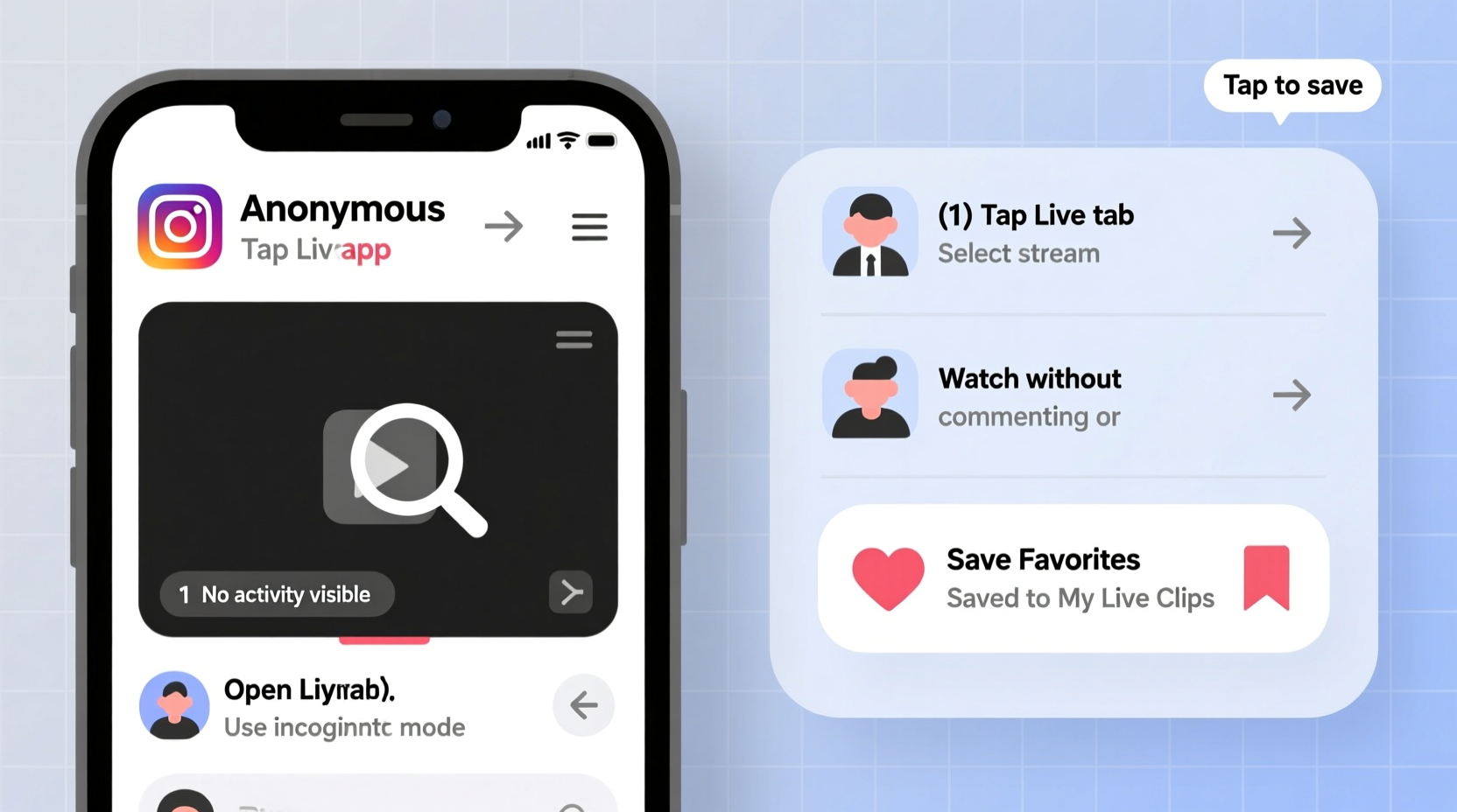 how to watch instagram live videos anonymously and save your favorites