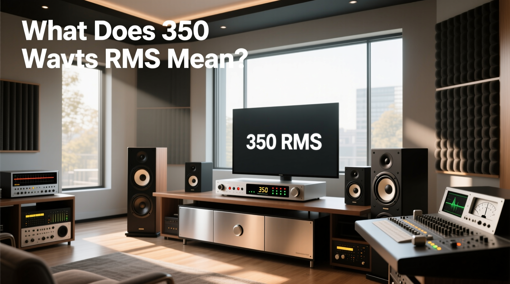 How to Choose 350 Watts RMS Audio Equipment: A Buying Guide