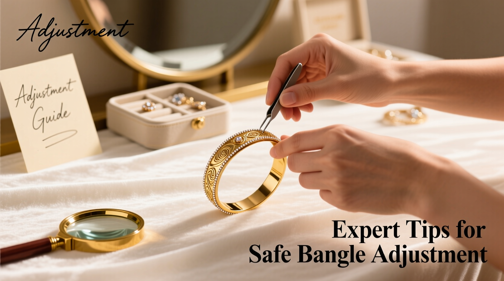 expert tips for safely adjusting your designer bangle at home