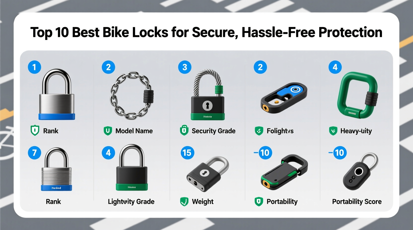 top 10 best bike locks for secure hassle free protection