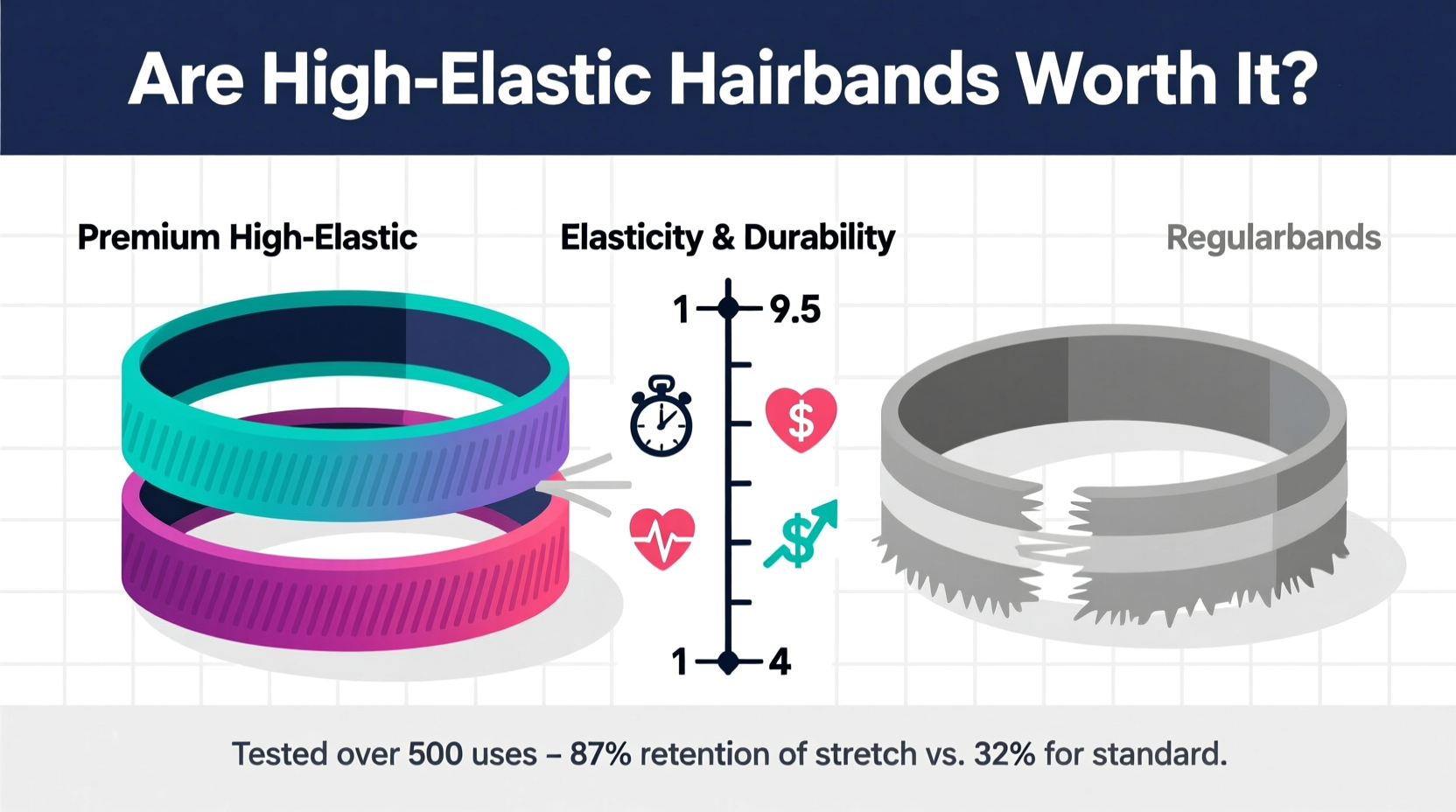 High Elastic Hairbands Vs Regular Hairbands Are They Really Worth The