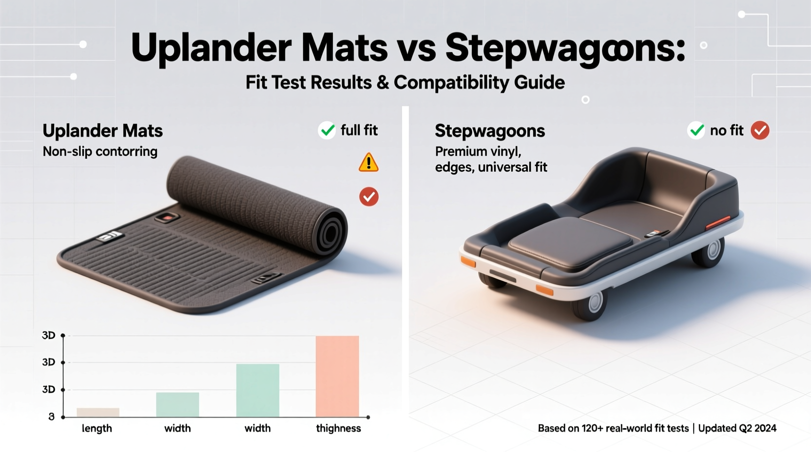 uplander mats stepwagon fit test