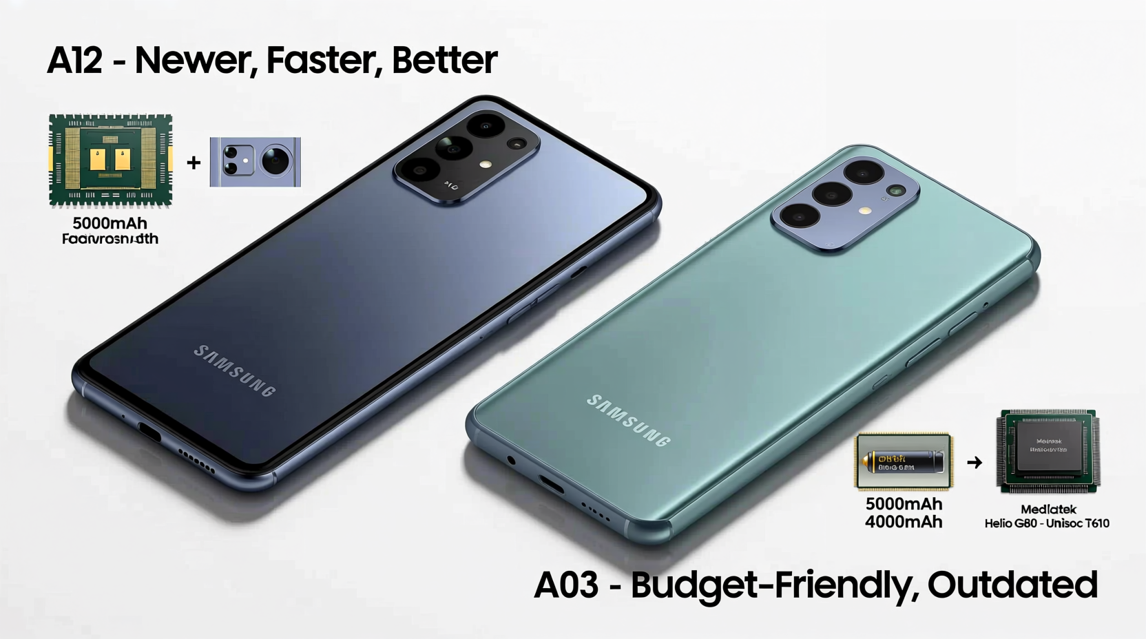 samsung a12 vs a03 is the newer a03 really worth the upgrade