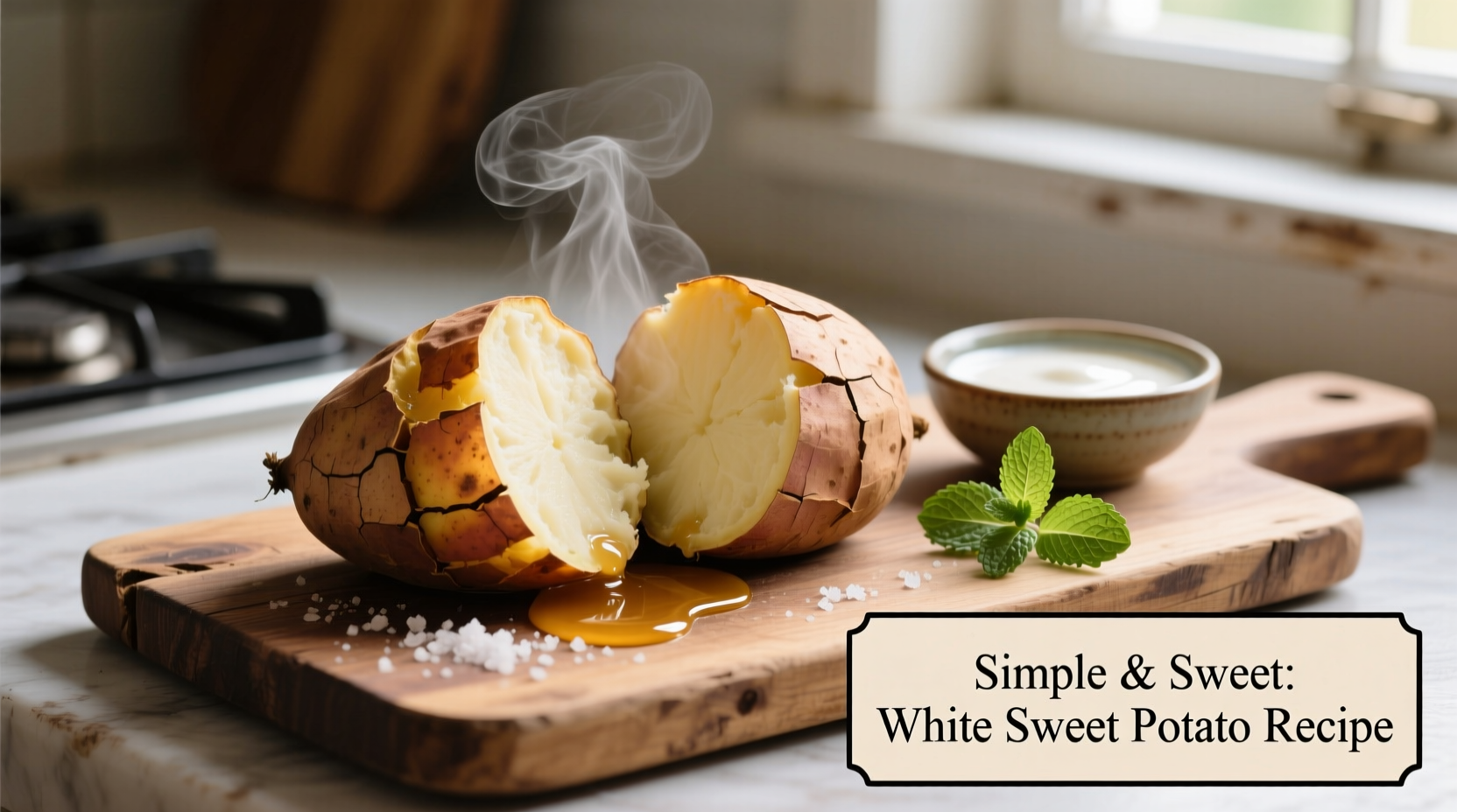 white sweet potato recipe