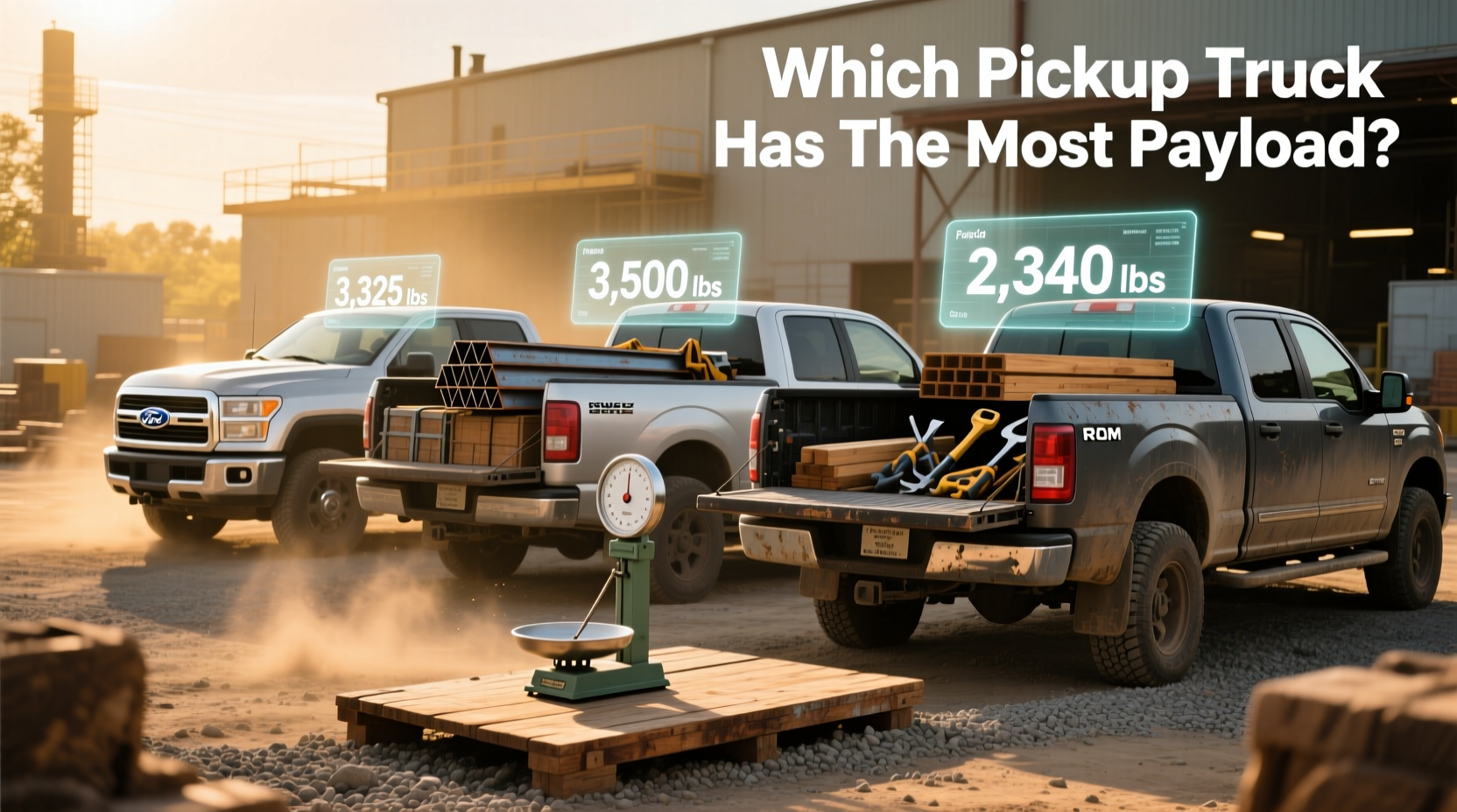 Pickup Truck Payload Guide: How to Choose by Capacity Needs
