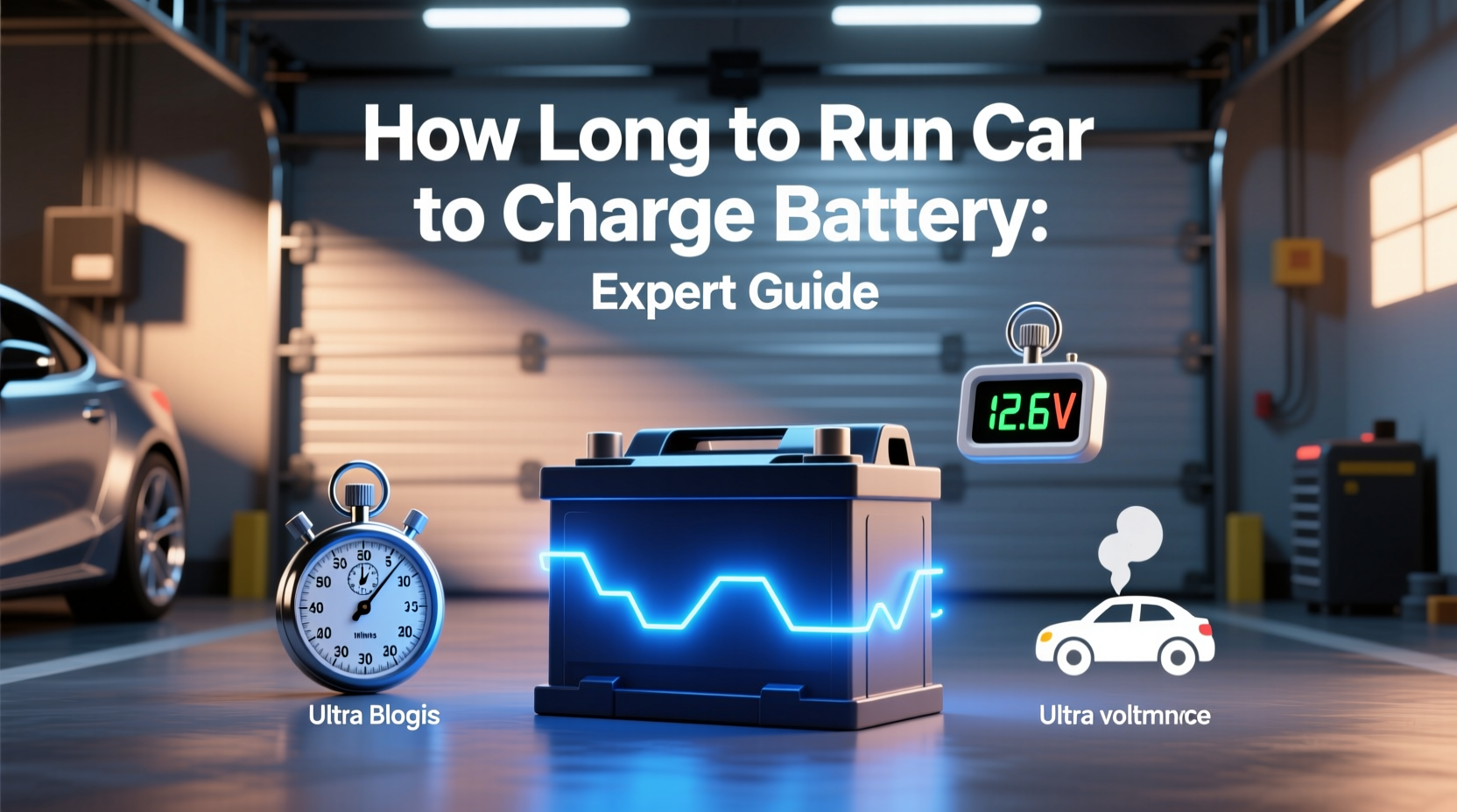 how long run car to charge battery