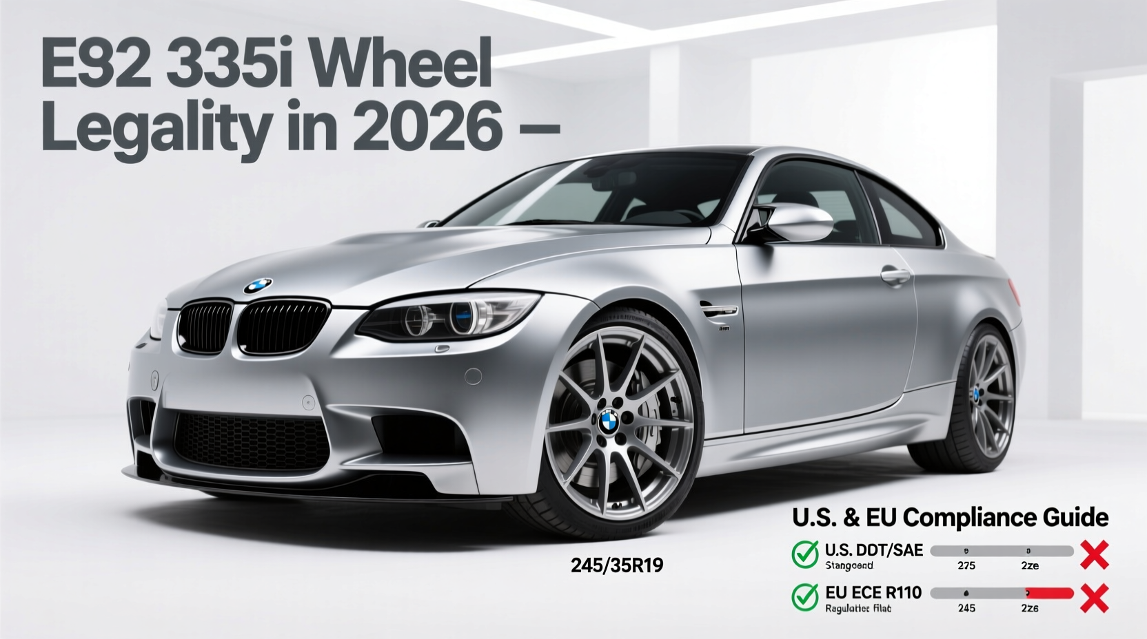 e92 335i wheel legality 2026