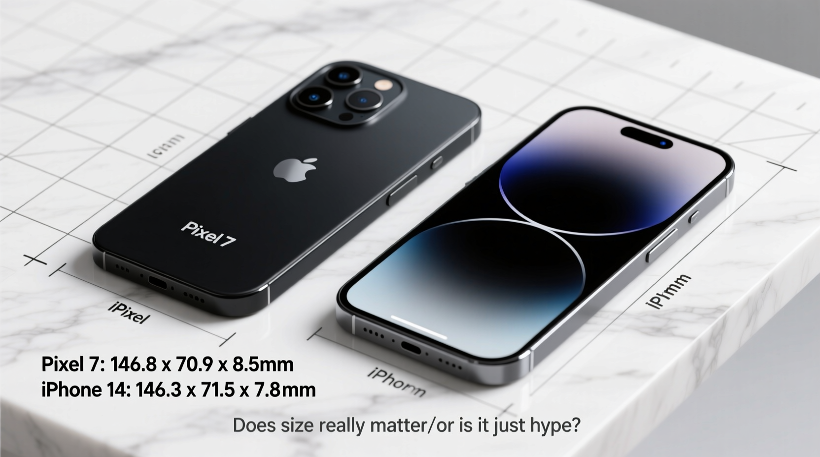 pixel 7 vs iphone 14 size does size really matter or is it just hype 2