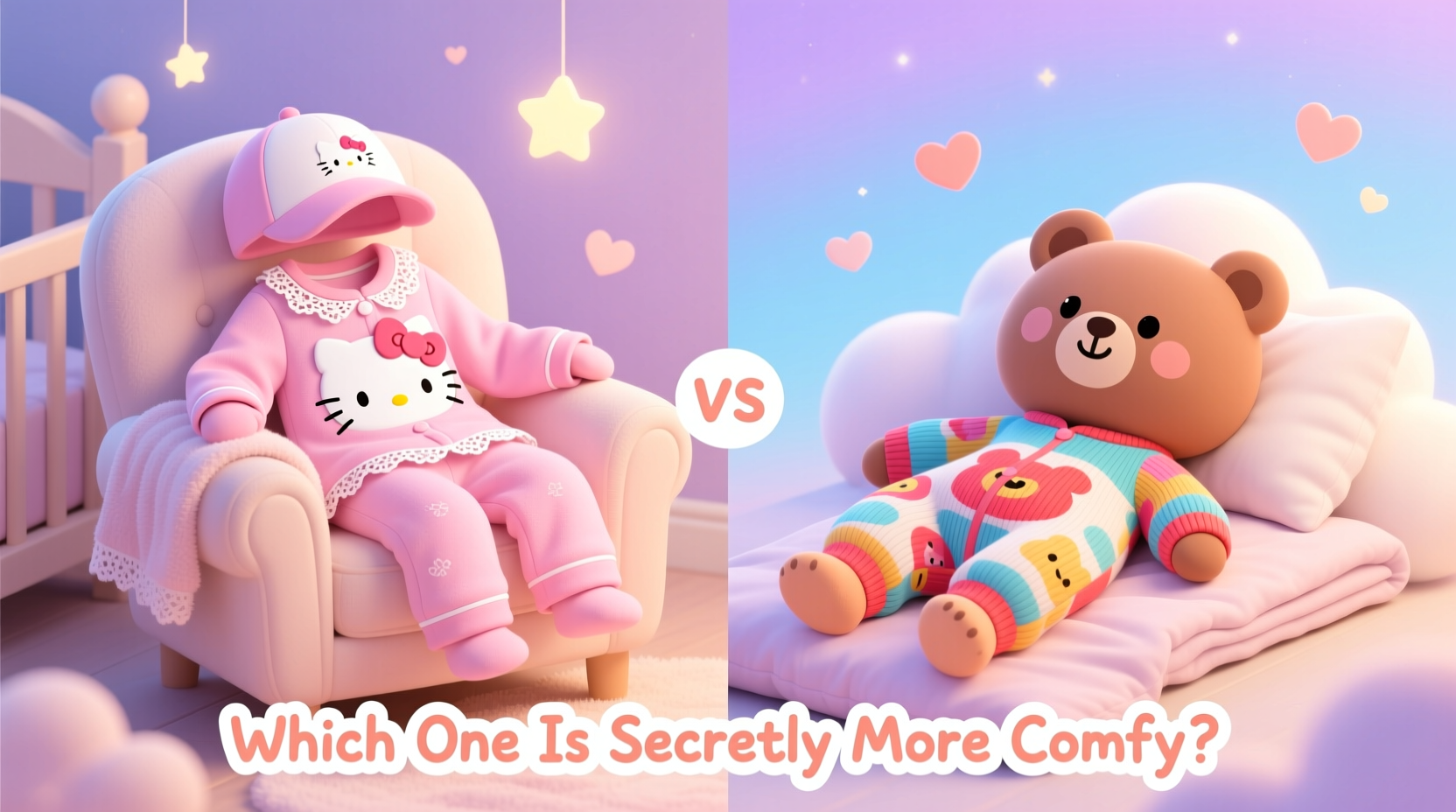 hello kitty pajamas vs character onesies which one is secretly more comfy