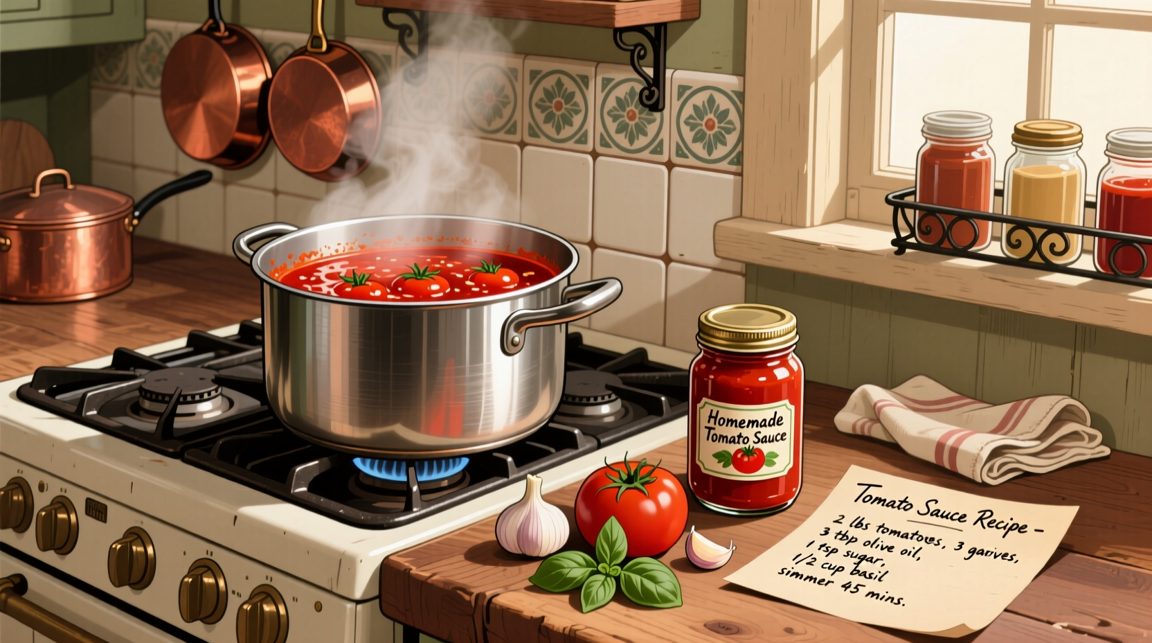Safe Homemade Tomato Sauce Canning: Step-by-Step Recipe