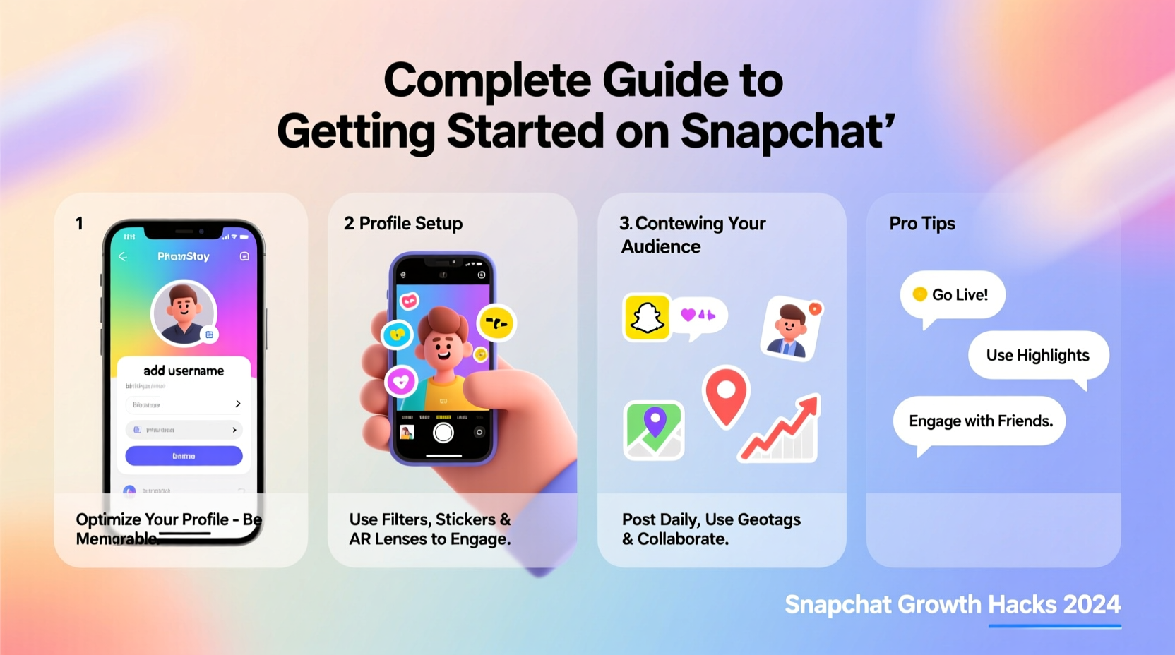 complete guide to getting started on snapchat tips for creating and growing your account