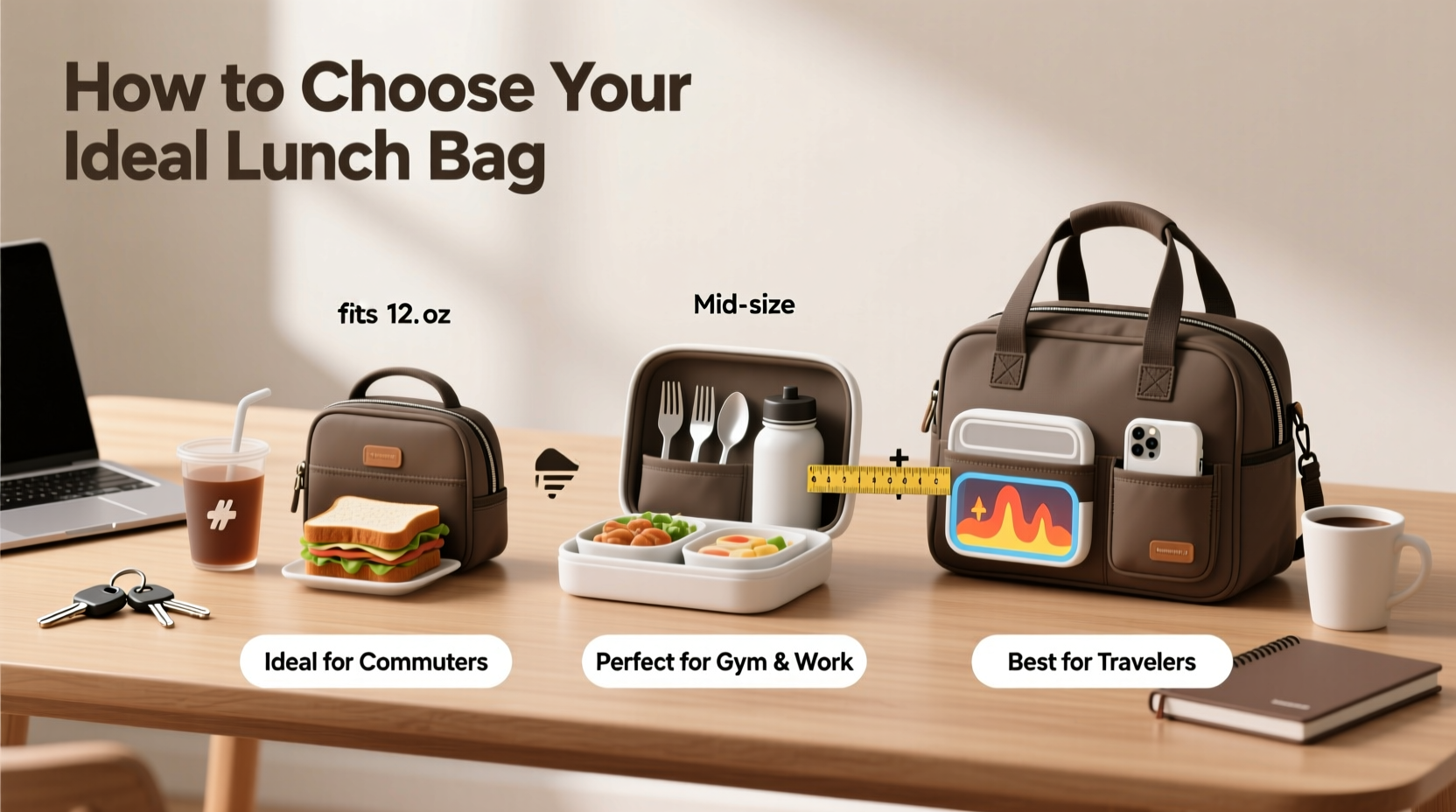 how to select the ideal lunch bag balancing size and portability for your daily needs