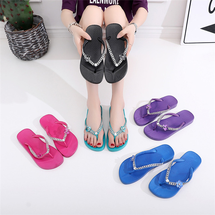 Women Flip Flops Non-slip Outdoor Indoor Summer Sandals Slippers Ladies Falt Shoes