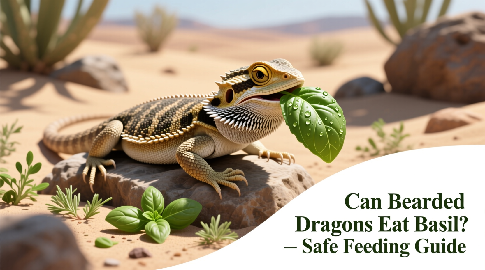 Can Bearded Dragons Eat Basil? Safe Feeding Guide