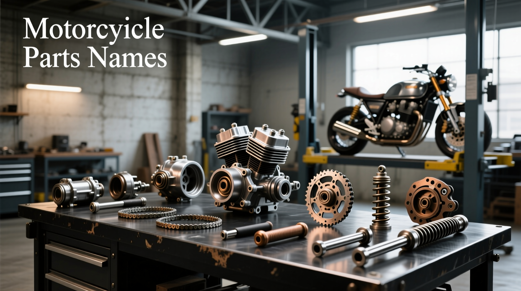 What Are the Common Motorcycle Parts Names and Functions?