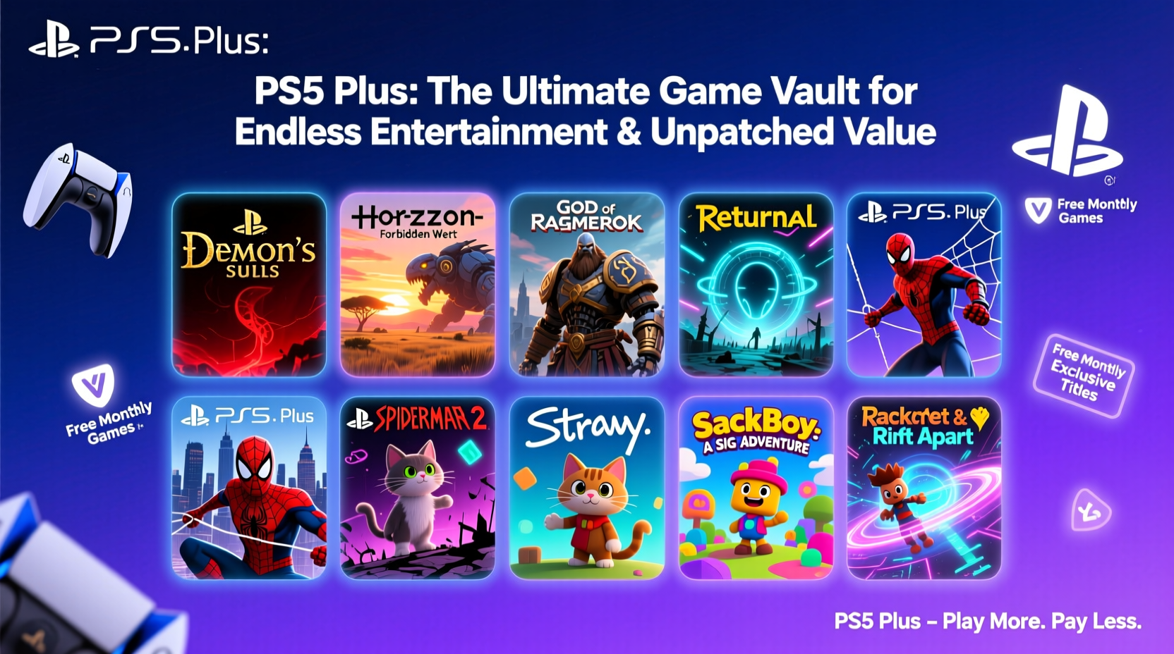 explore the best ps5 plus games for endless entertainment and value
