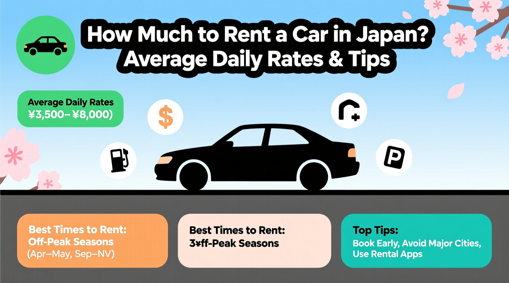 how much to rent a car in japan