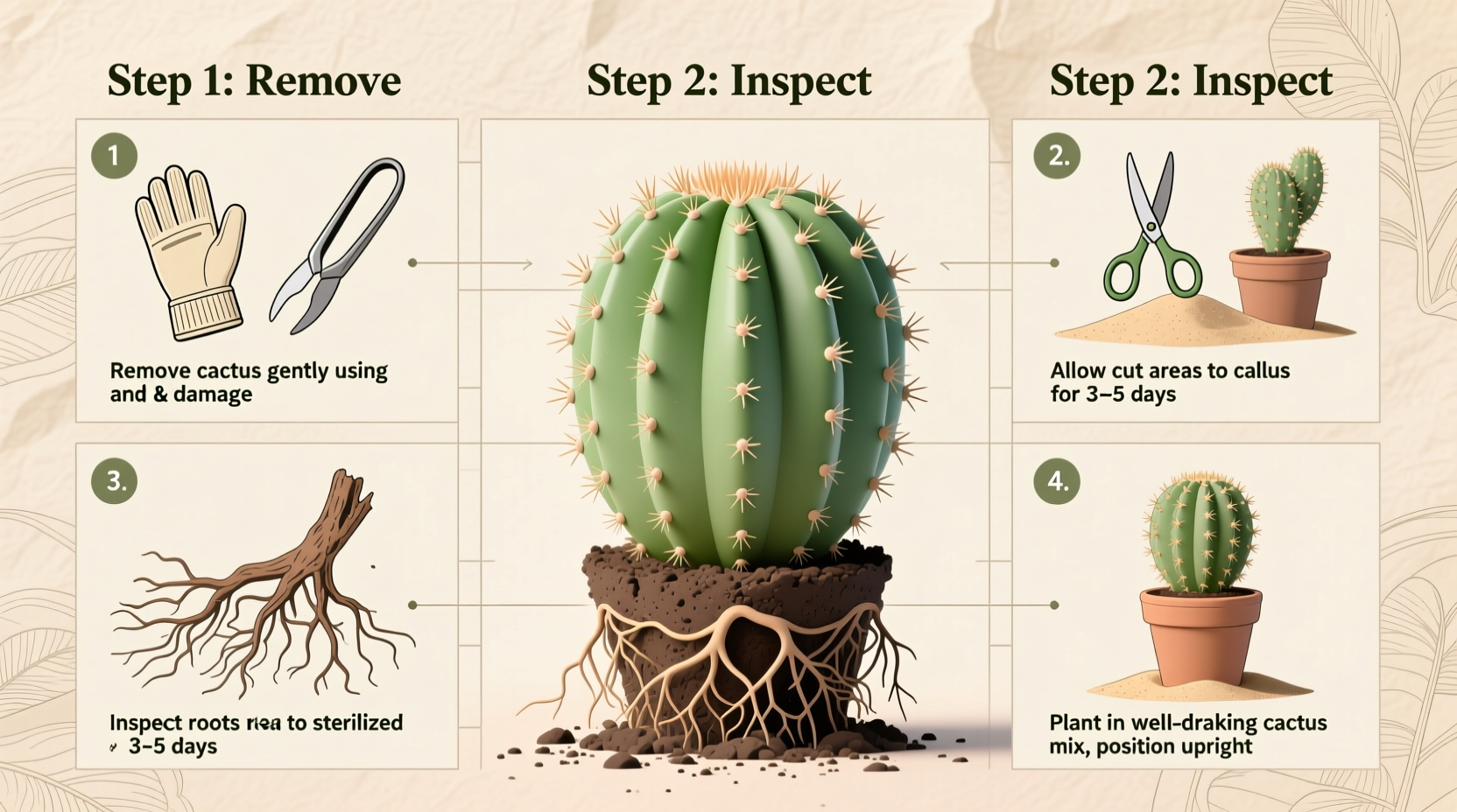 How to Replant a Cactus: Step-by-Step Guide
