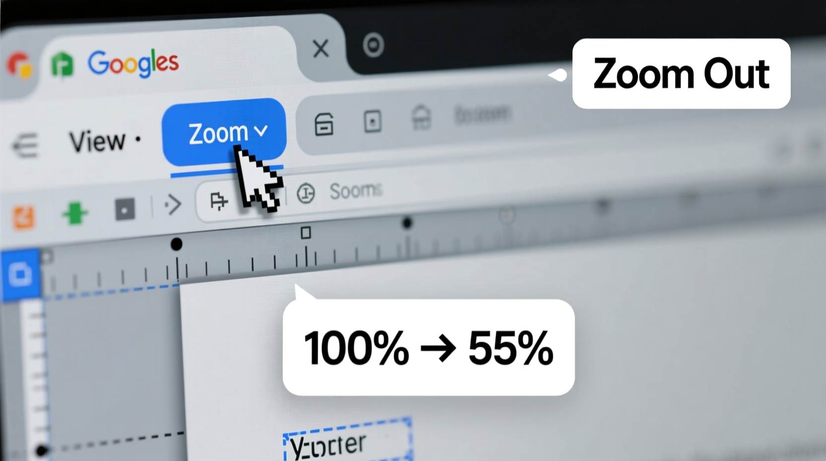 google docs zoomed out quick fixes to adjust your view