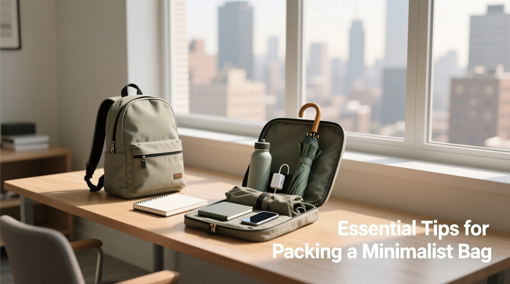 essential tips for packing a minimalist bag perfect for your daily commute