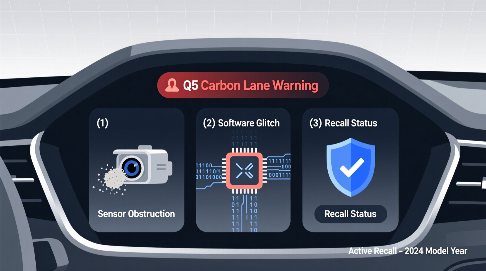 q5 carbon lane warning issue
