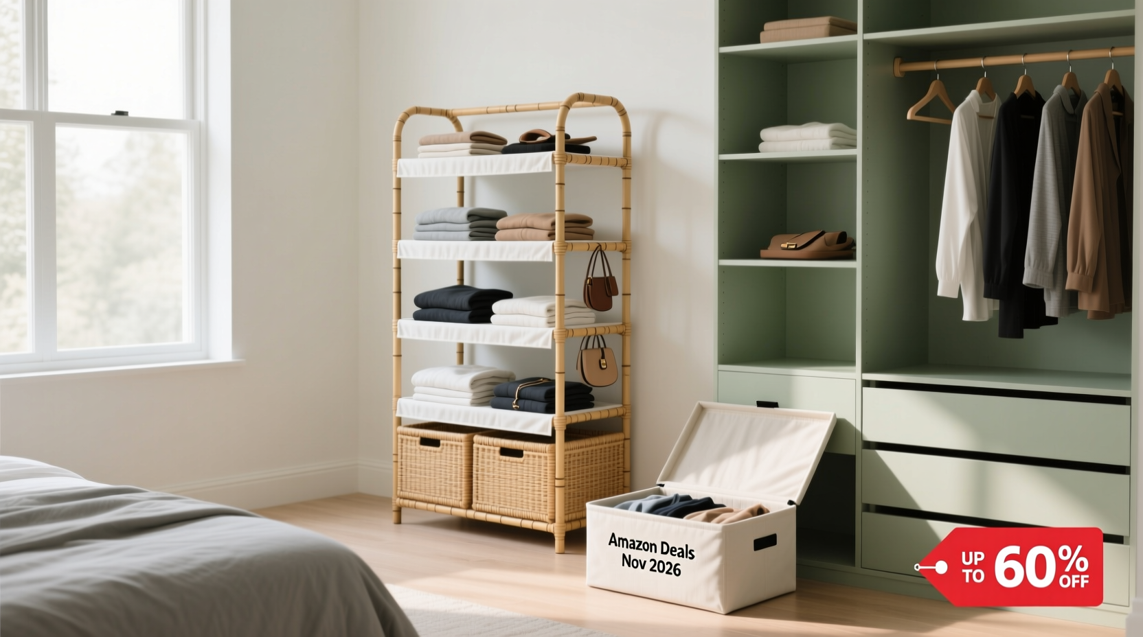clothing storage solutions amazon deals november 2026