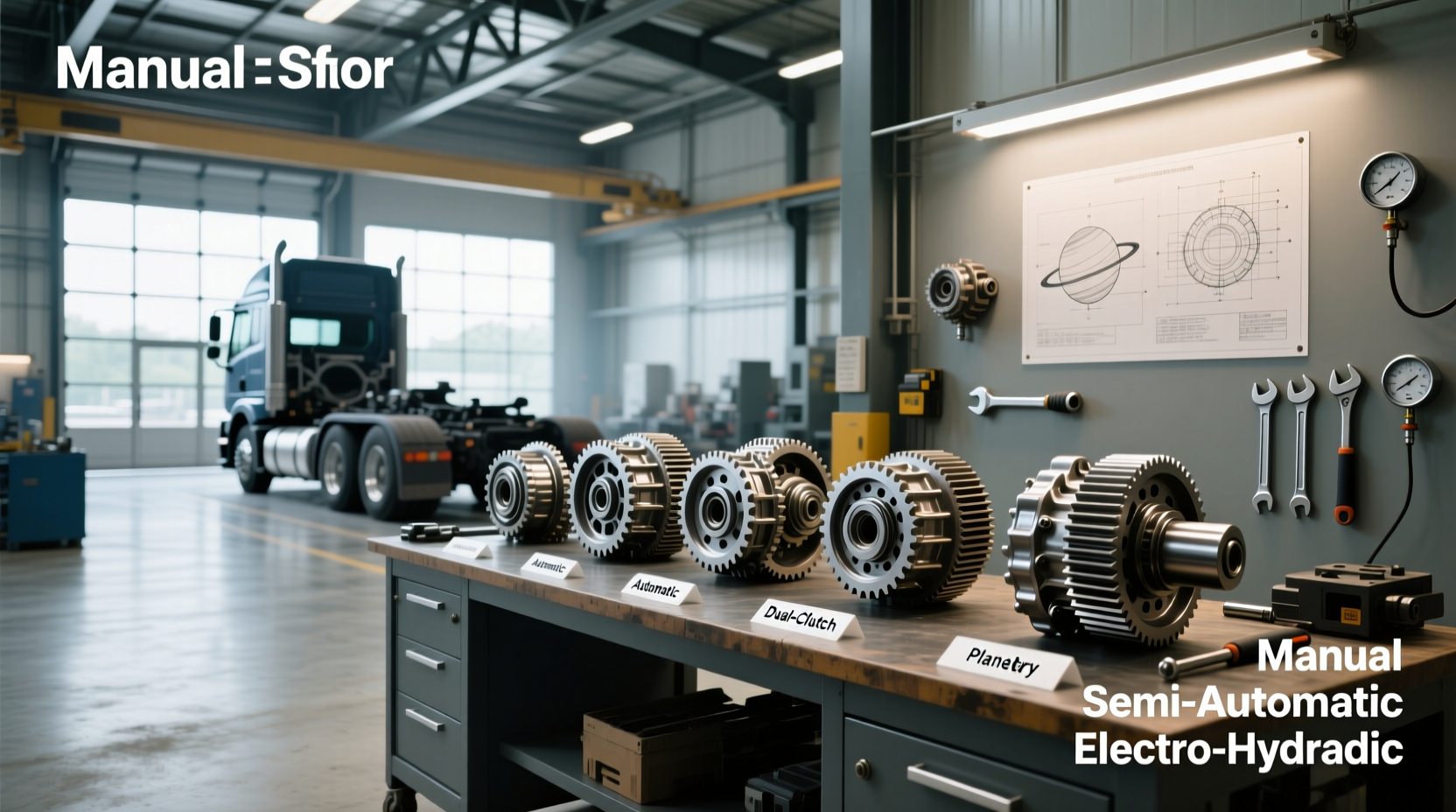 What Are the Main Types of Truck Gearboxes? | Manual, Automatic, Semi-Auto