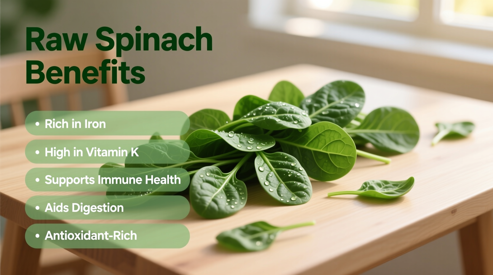 Raw Spinach Benefits: Top 5 Science-Backed Health Advantages