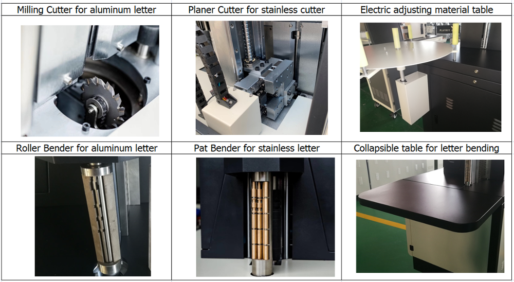 automatic channel letter bending machine with full functions