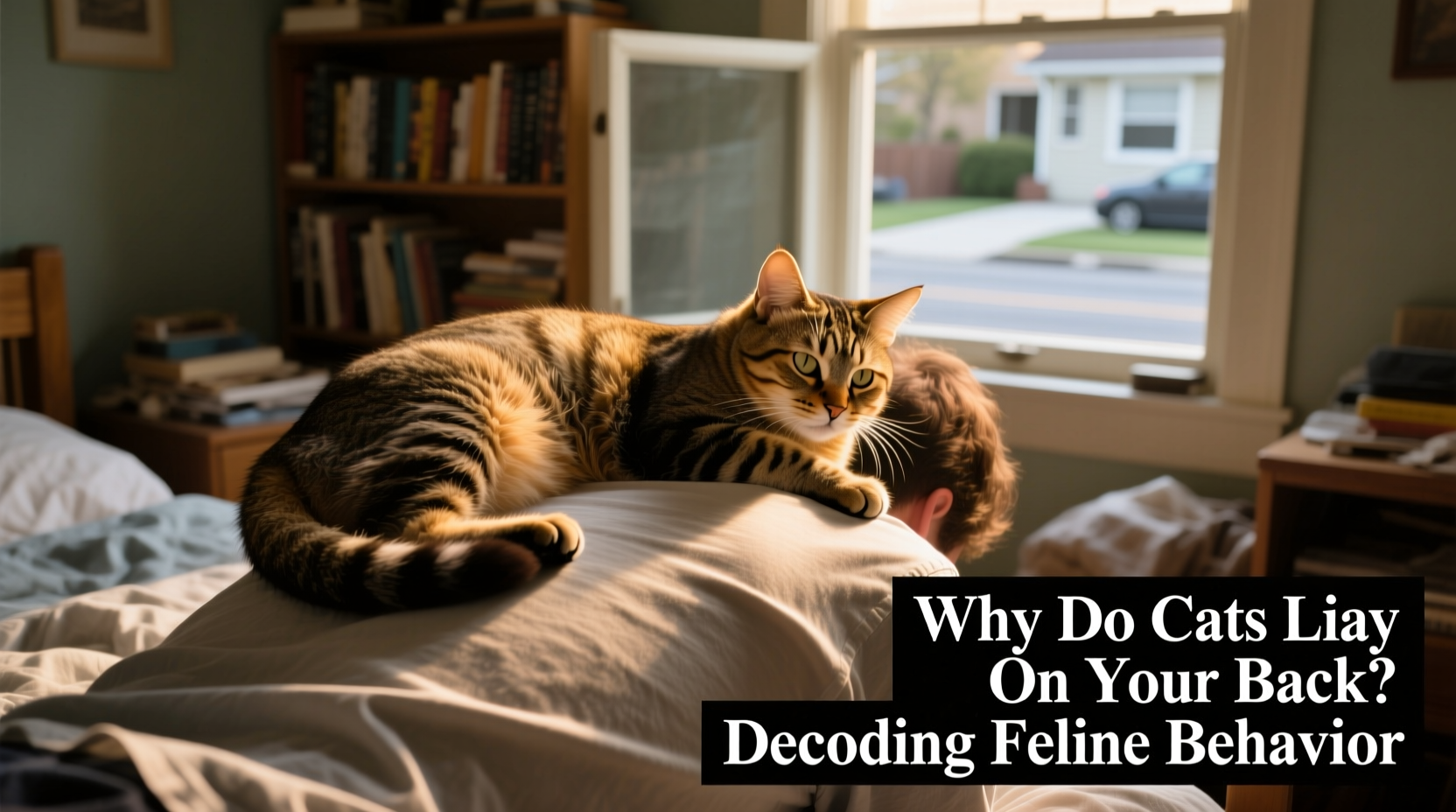 why do cats lay on your back decoding this feline behavior