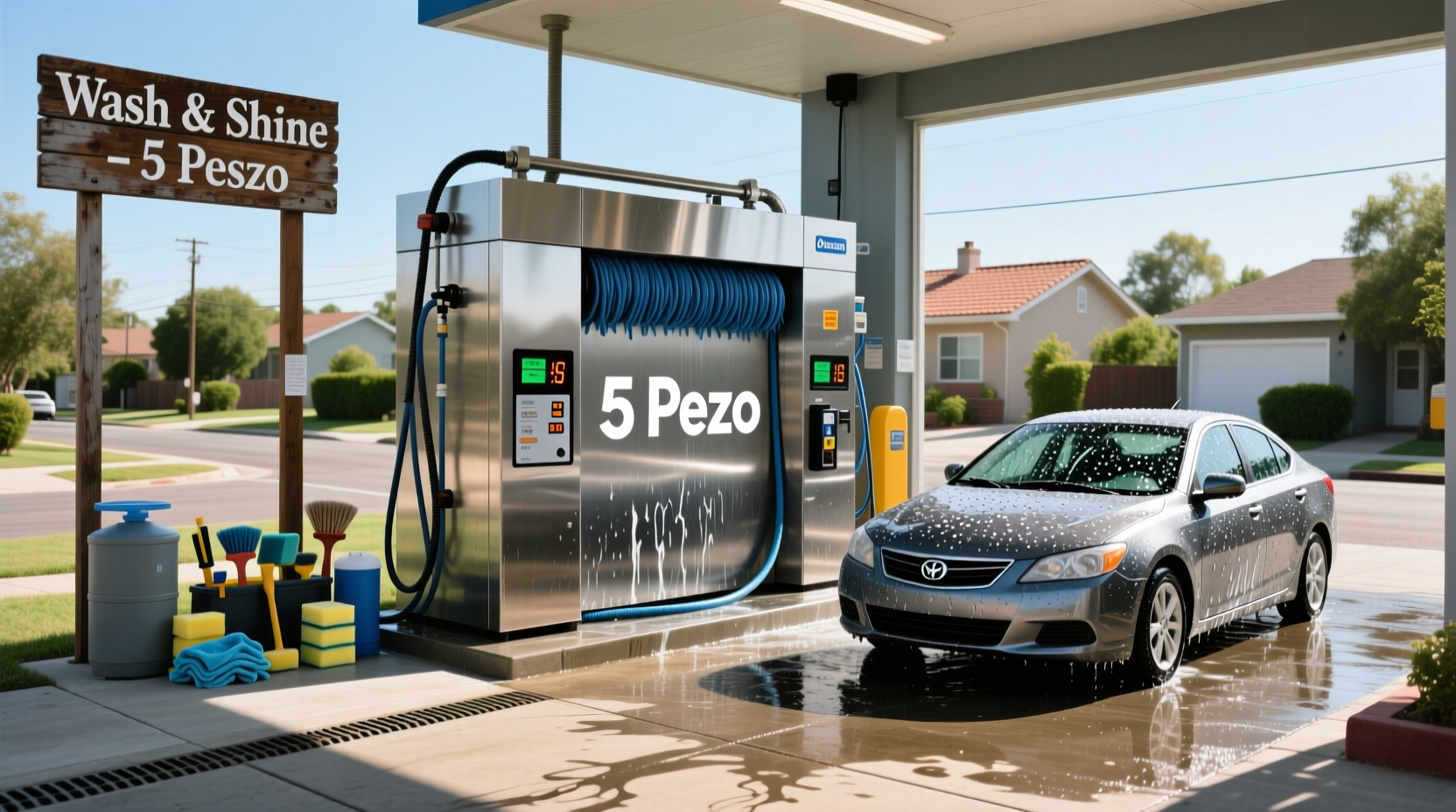 5 peso car wash machine price explained