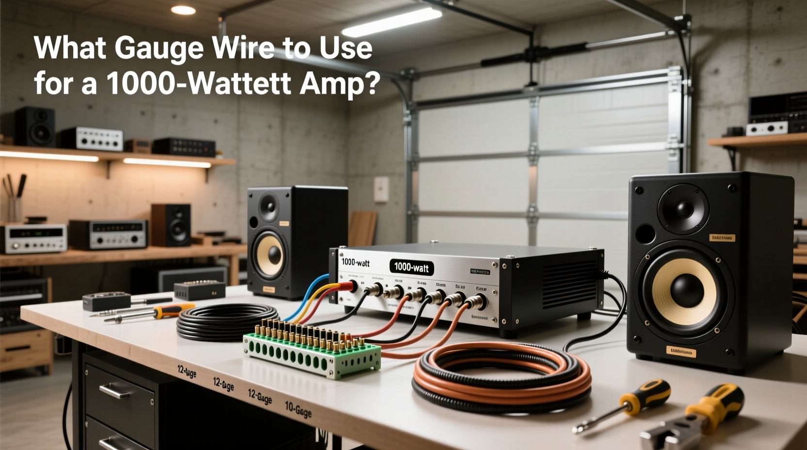 How to Choose the Right Wire Gauge for a 1000-Watt Subwoofer