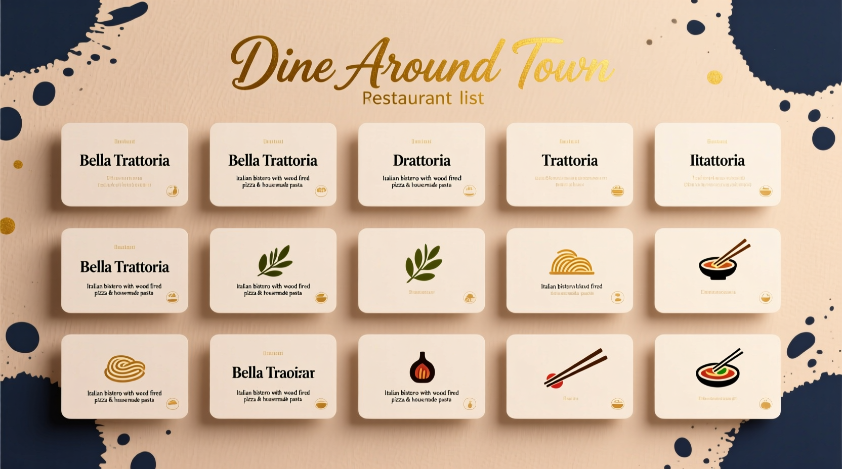inkind gift card restaurant list dine around town