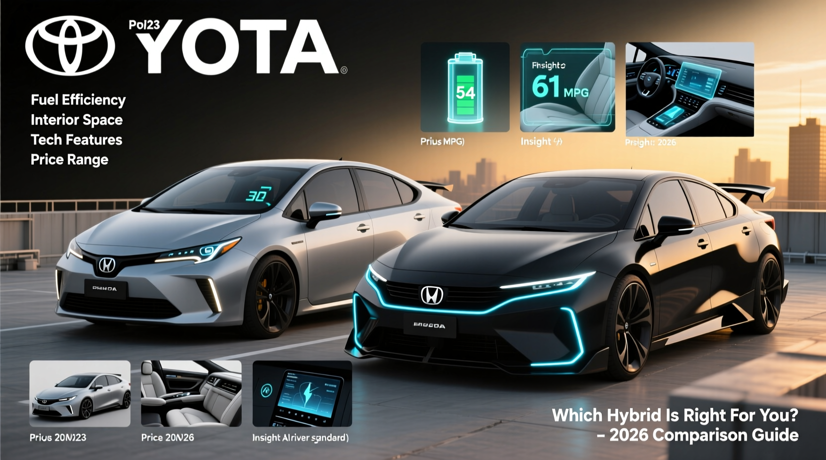 prius 30 vs insight 2026