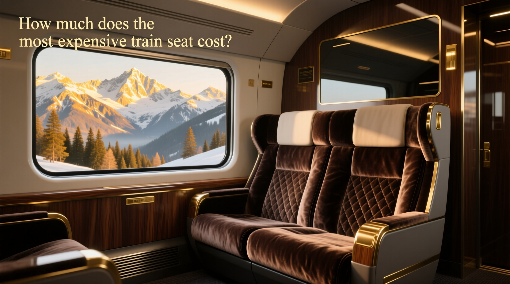 how to choose luxury train seat,How much does the most expensive train seat cost?