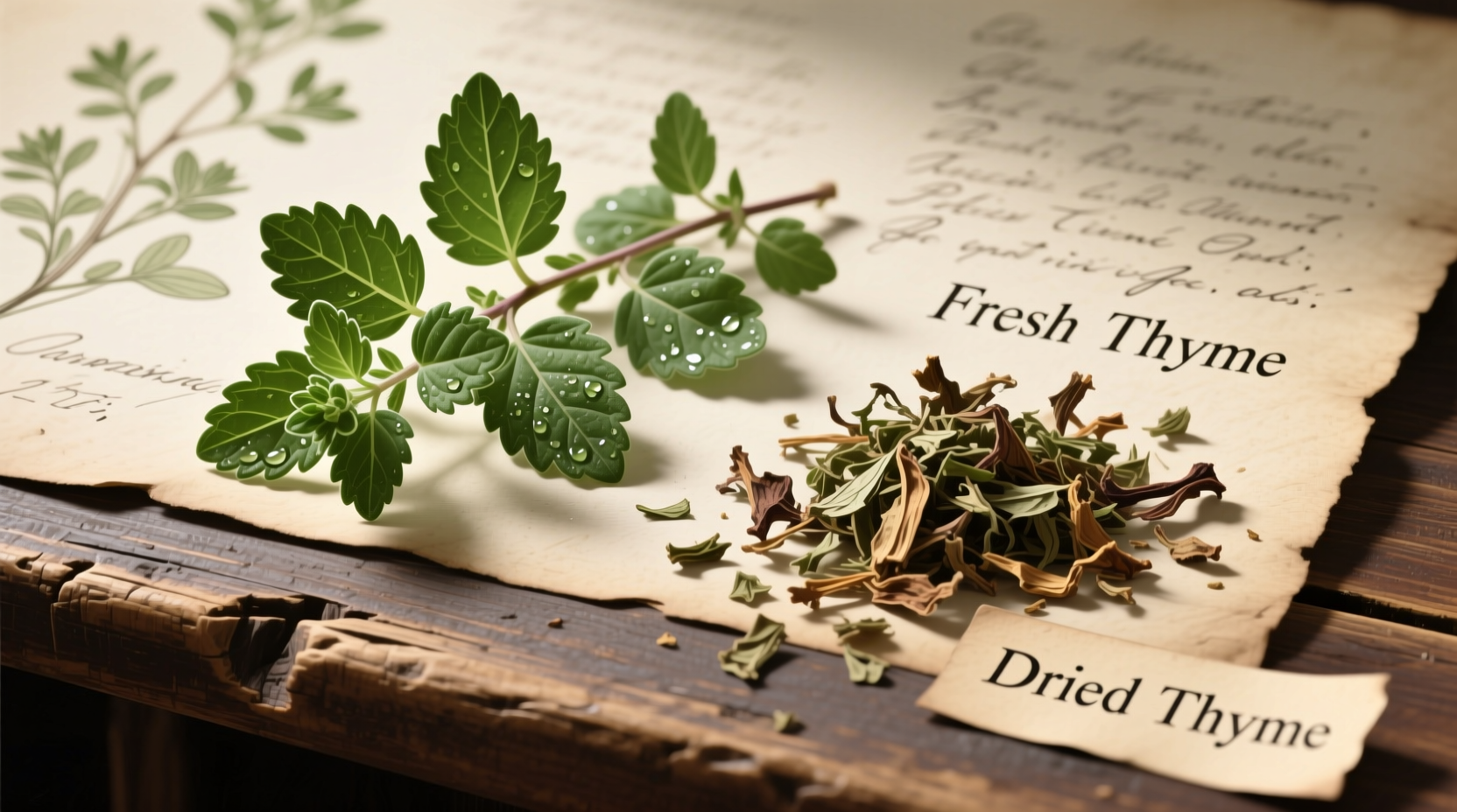 Is Dried Thyme the Same as Thyme Leaves?