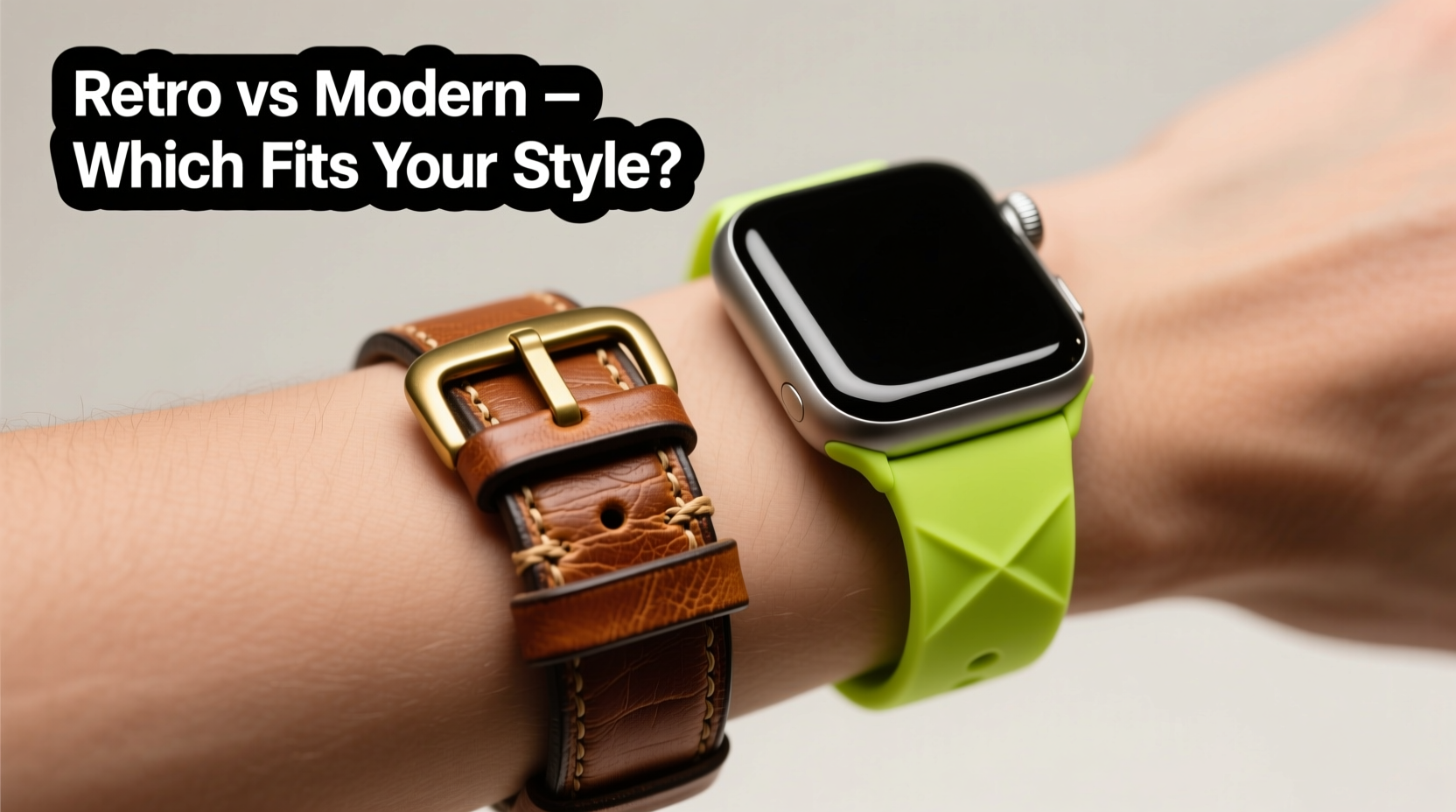 retro vs modern apple watch bands which style looks better on your wrist