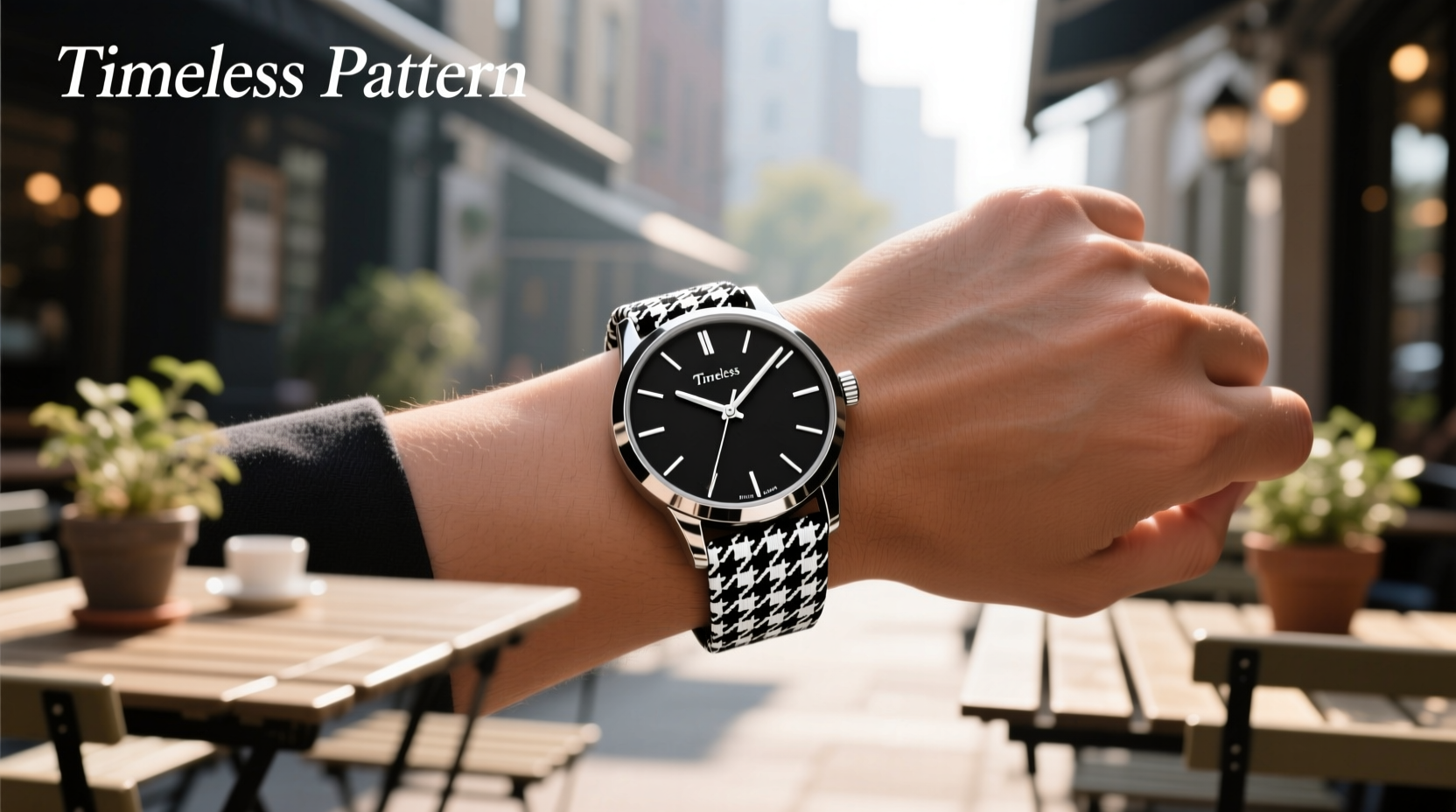 creative ways to style a houndstooth watch strap for every occasion