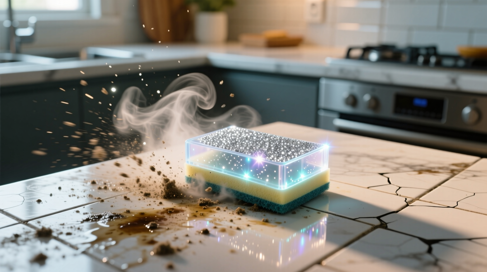 cleaning with magic erasers
