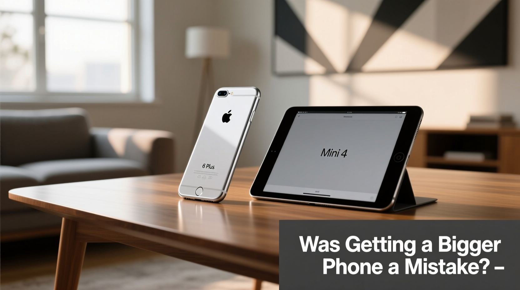 ipad mini 4 vs iphone 6 plus was getting a bigger phone a mistake