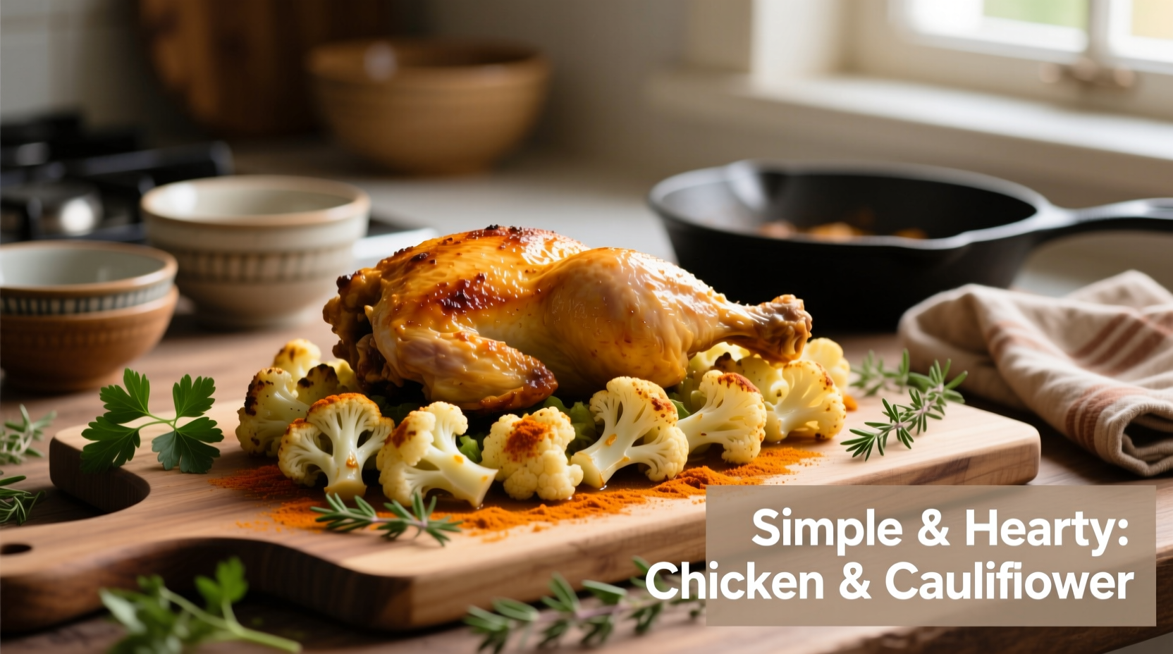 Perfect Chicken Cauliflower Recipe: Healthy 30-Minute Dinner