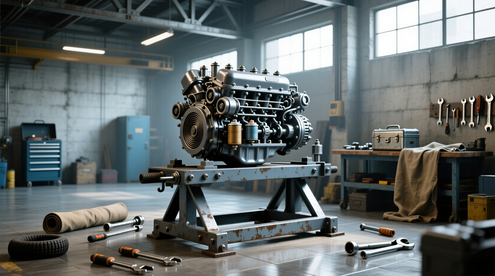 How to choose diesel engine stand,Does Harbor Freight have engine stands?