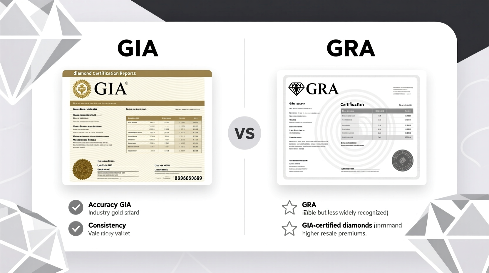 gra vs gia diamond certificate does it even matter or are they both good