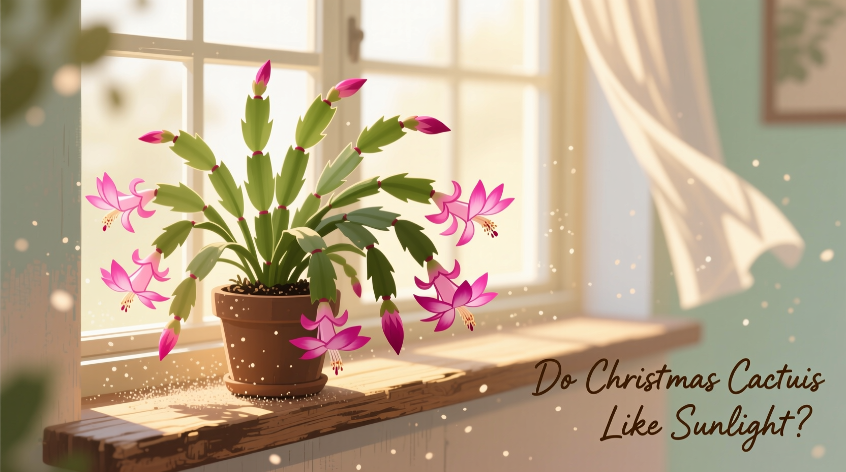 do christmas cactus like sunlight