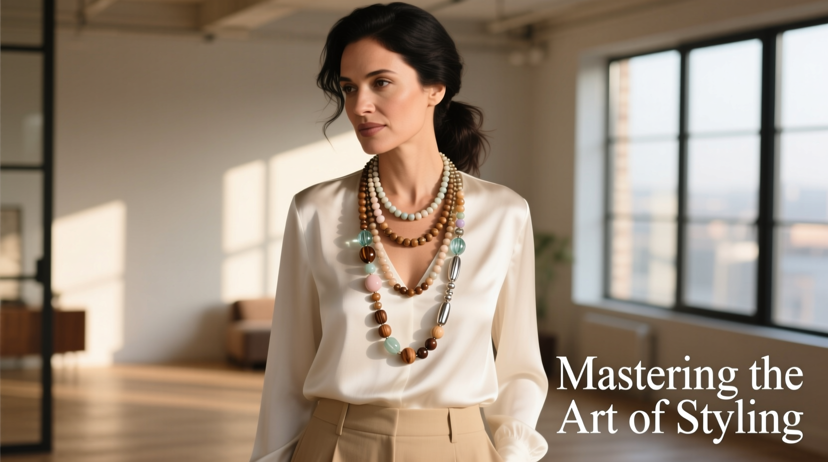 mastering the art of styling multi layer beaded necklaces for effortless elegance