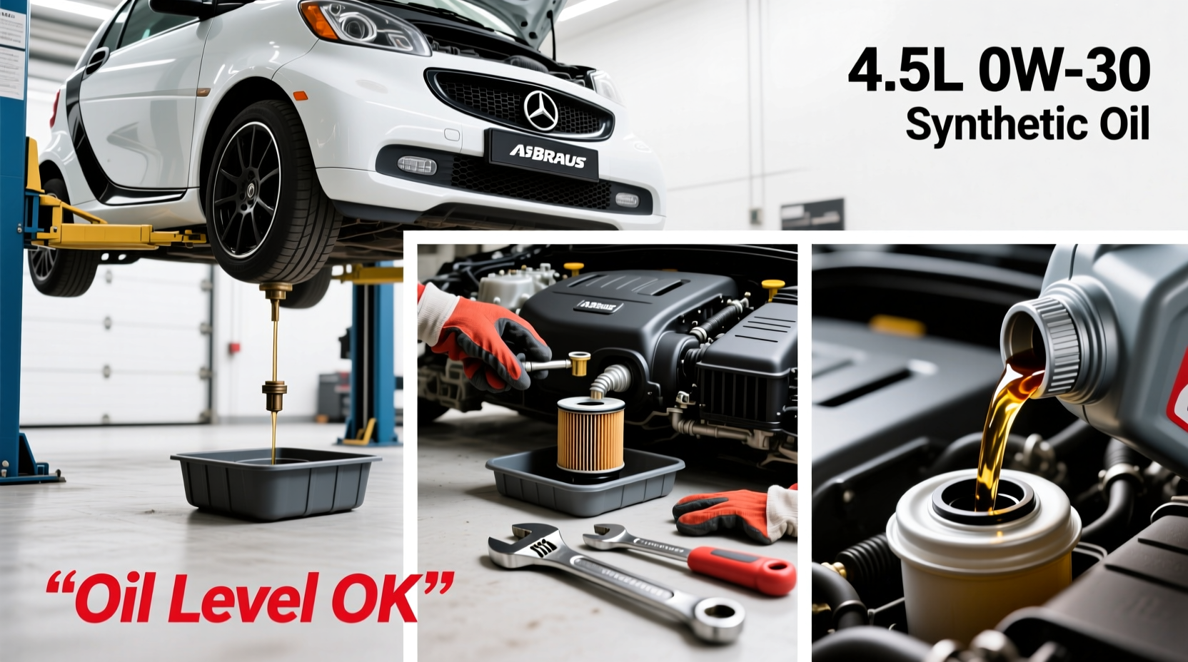 fortwo 451 brabus oil change diy