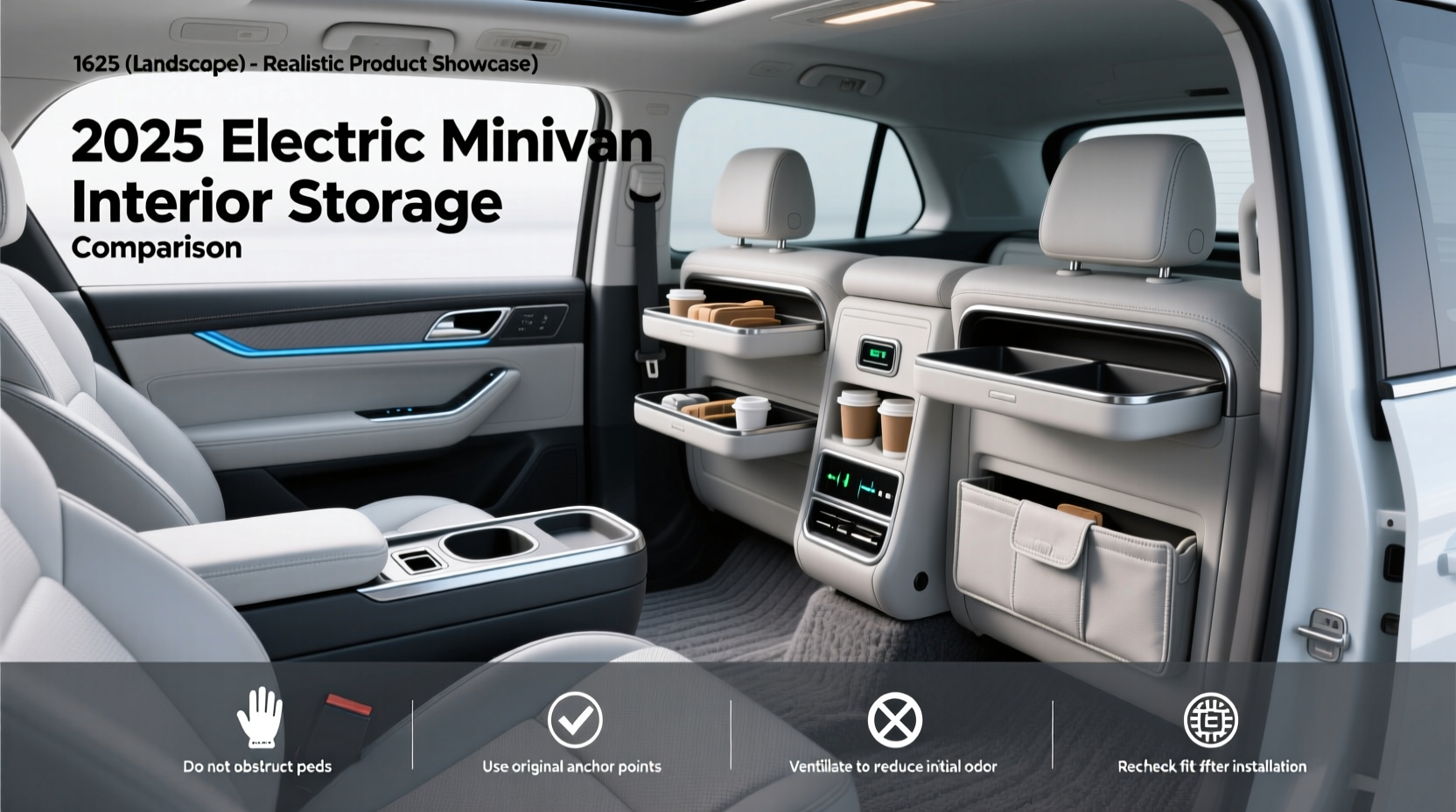 2025 Electric Minivan Interior Storage Comparison Buying Guide