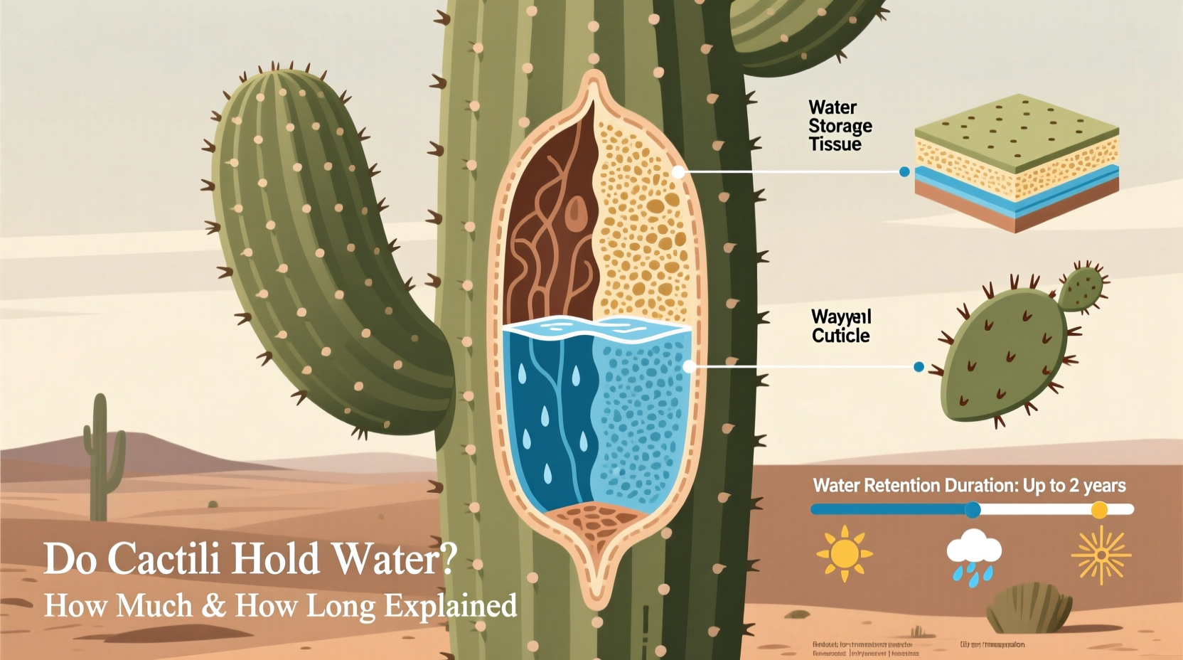 Do Cacti Hold Water? How Much & How Long Explained
