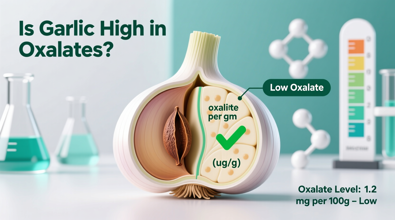 is garlic high in oxalates