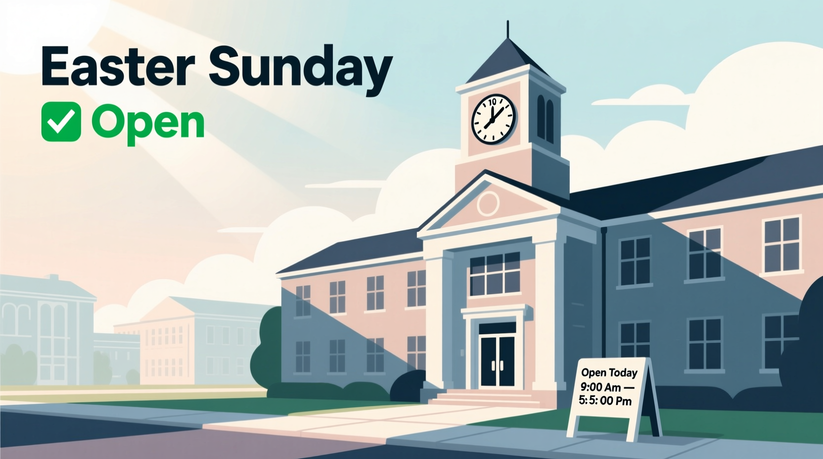 is academy open on easter sunday